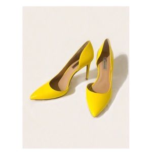 Yellow High Heels